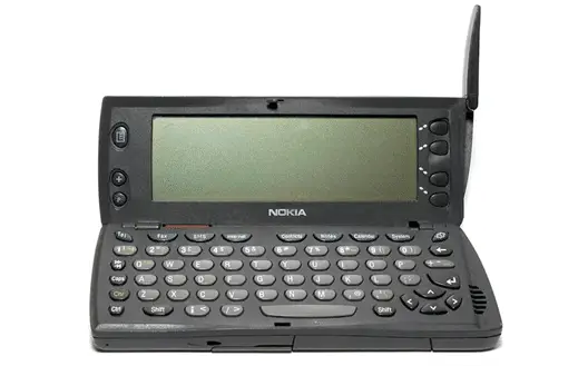 Old Nokia phone with physical keyboard